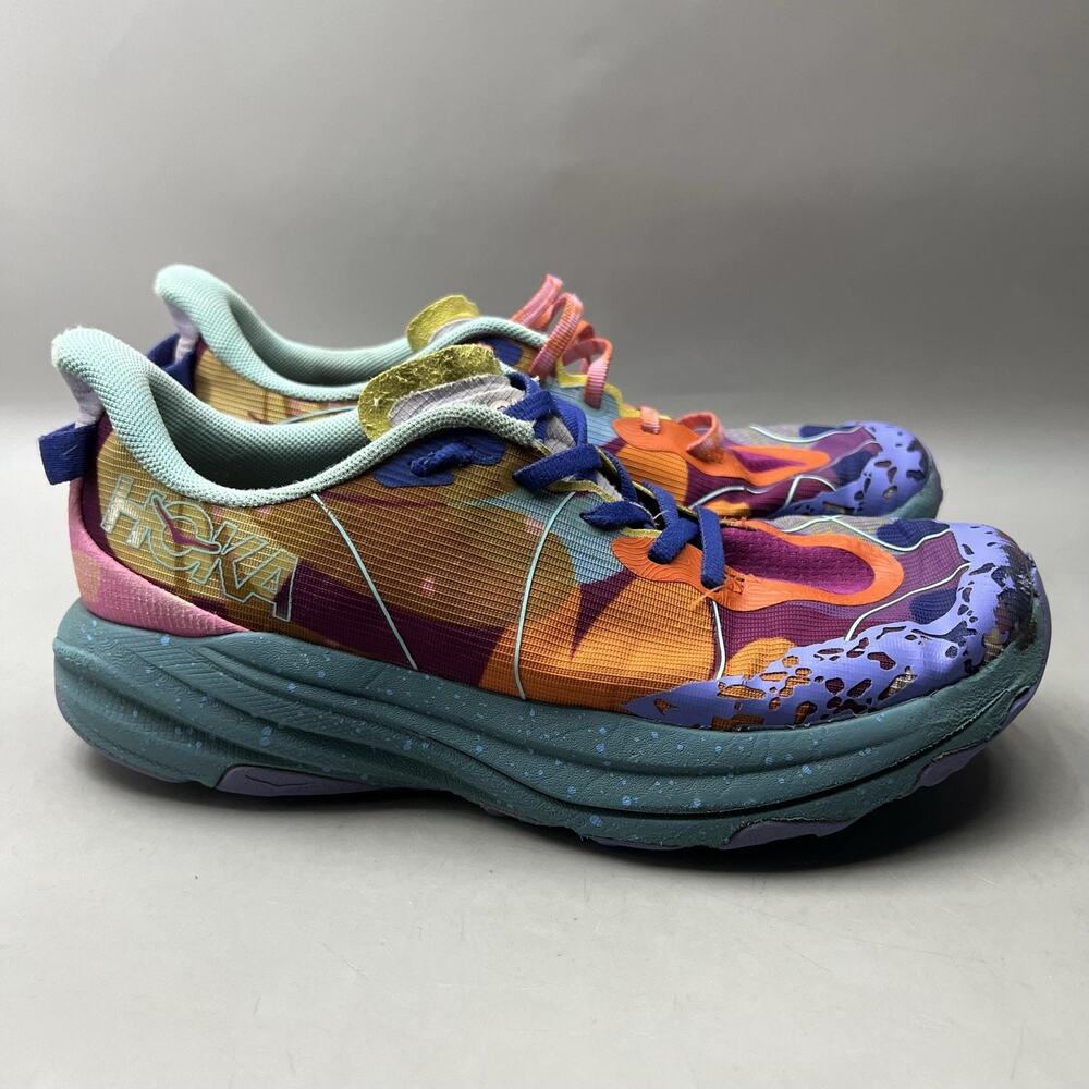 Hoka Studio Proba Speedgoat 6 Running Shoes Women Size 7 Orange Comfort Sneakers